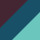 Burgundy/Teal/Mint