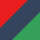 Red/Navy/Green