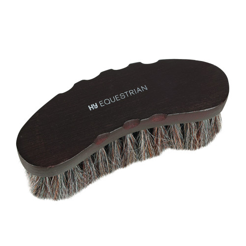 HySHINE Deluxe Half Round Brush with Horse Hair 