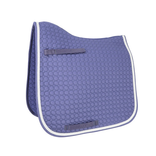 Hy Equestrian Double Braid Dressage Pad - Navy - CobFull