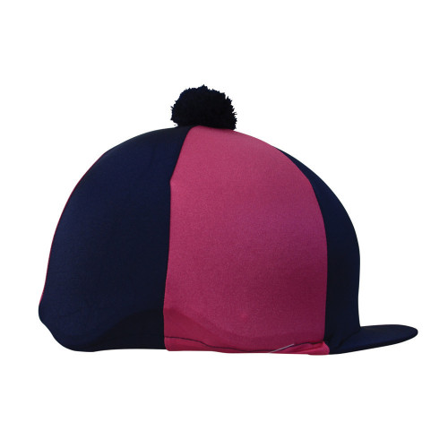 Hy Two Tone Lycra Silks with Bobble - Navy/Pink