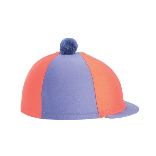 Hy Two Tone Lycra Silks with Bobble - Navy/Orange