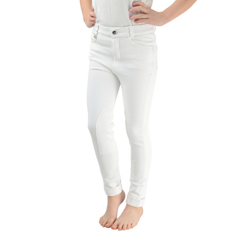 HyPERFORMANCE Melton Children's Jodhpurs - White - 18''