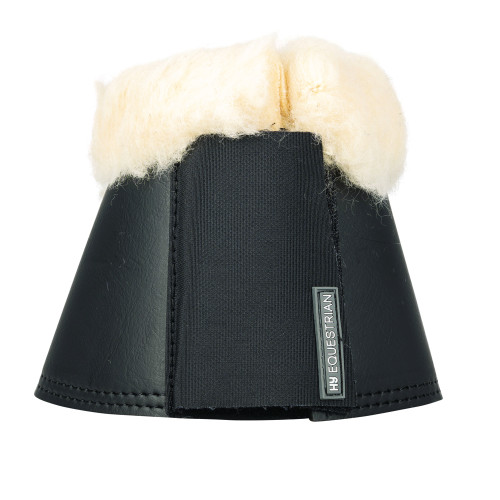 Hy Equestrian Lambskin Over Reach Boots - Small