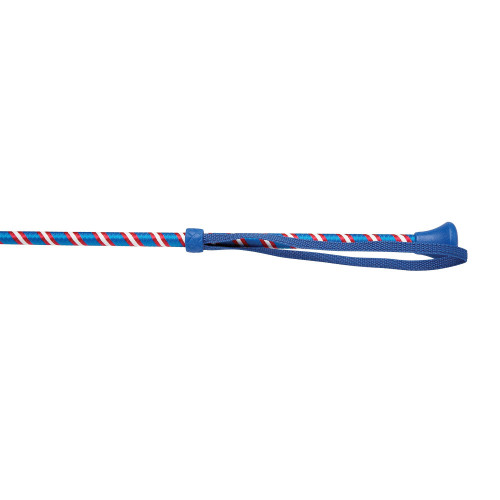 HySCHOOL Rainbow Riding Whip in Royal Blue/Red/White