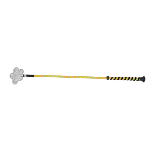 HySCHOOL Daisy Maid Whip in Yellow/Silver/Pink & Teal Flowers