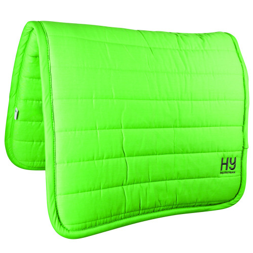 Hy Equestrian Neon Reversible Comfort Pad - Bright Green - One Size 