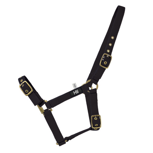 Hy Holly Fully Adjustable Head Collar - Black - Pony