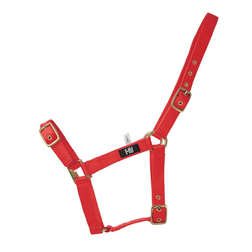Hy Holly Fully Adjustable Head Collar - Red - Cob