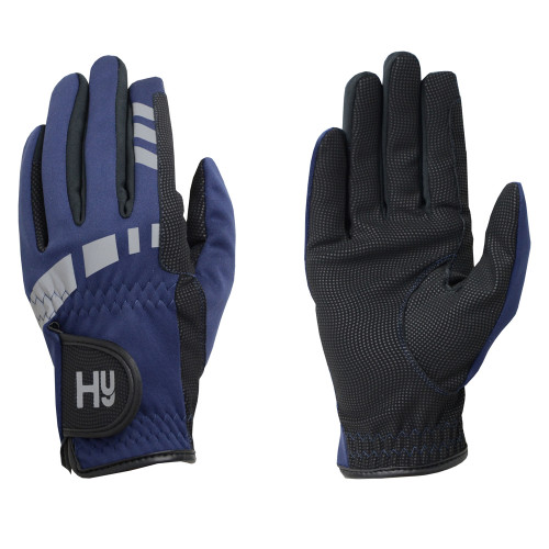 Hy5 Extreme Reflective Softshell Gloves in Navy in Child small