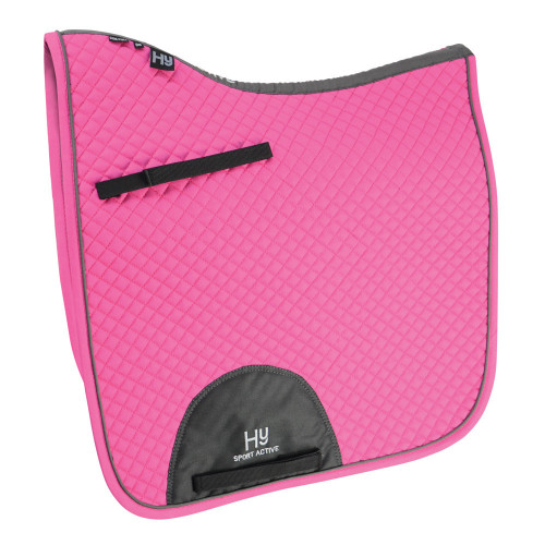 Hy Sport Active Dressage Saddle Pad - Bubblegum Pink - Cob/Full