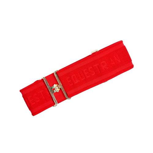 Hy Equestrian Elasticated Surcingle - Red