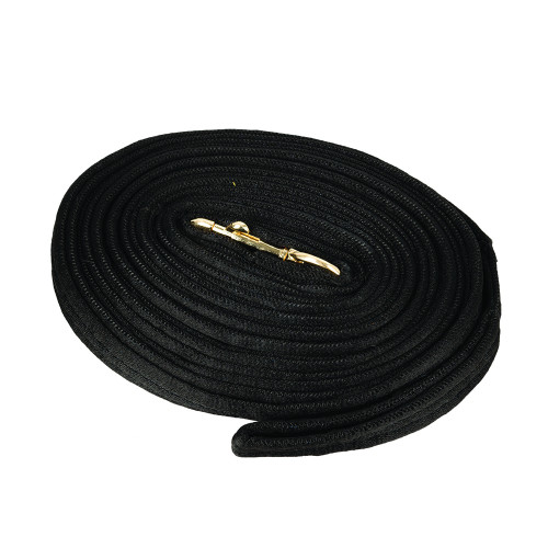 Hy Soft Webbing Lunge Rein - Black - 25'