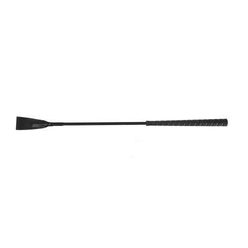 HySCHOOL Rubber Handled Riding Whip in Black 