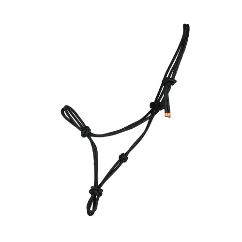 Hy Rope Halter - Black - Cob/Full