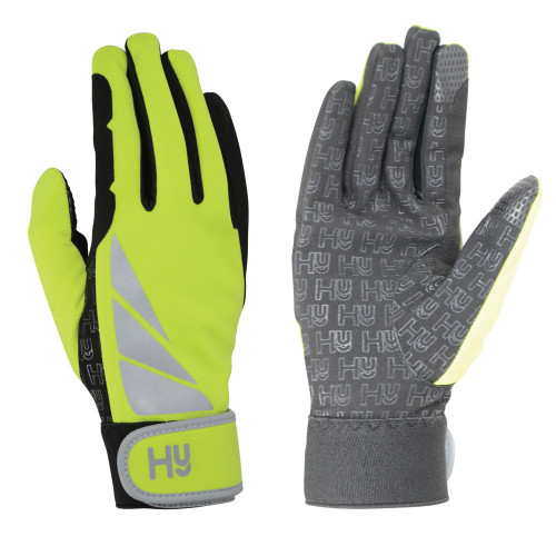 Hy5 Extreme Reflective Softshell Gloves HIGH VIS BE SAFE BE SEEN Adult sizes 
