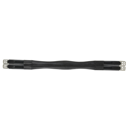 HyCOMFORT Leather Padded Atherstone Girth Elasticated Both Ends in Black in 60"