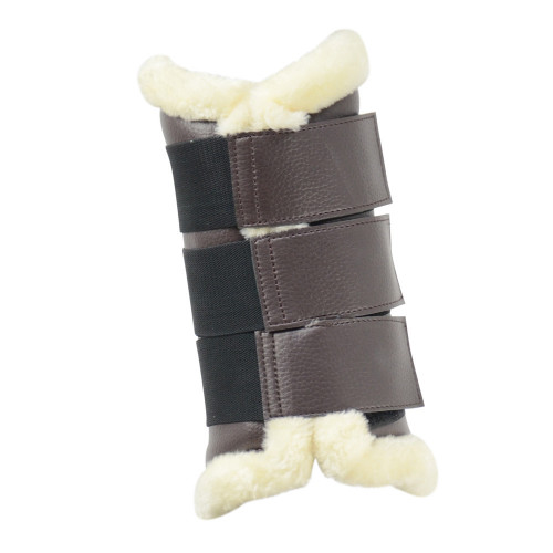 HyIMPACT Combi Leather Brushing Boots in Brown in medium outside