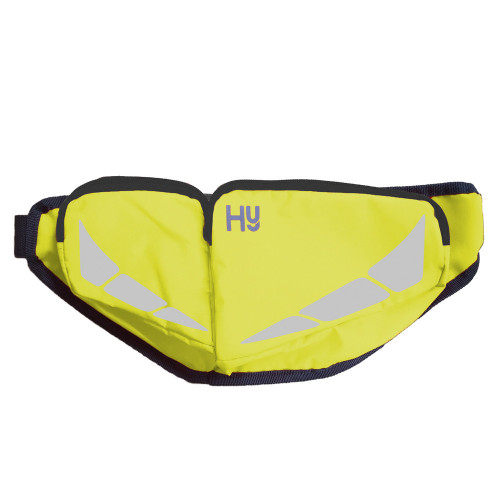 Reflector Bum Bag by Hy Equestrian in Yellow in One Size