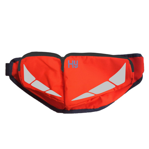 Reflector Bum Bag by Hy Equestrian in Orange in One Size