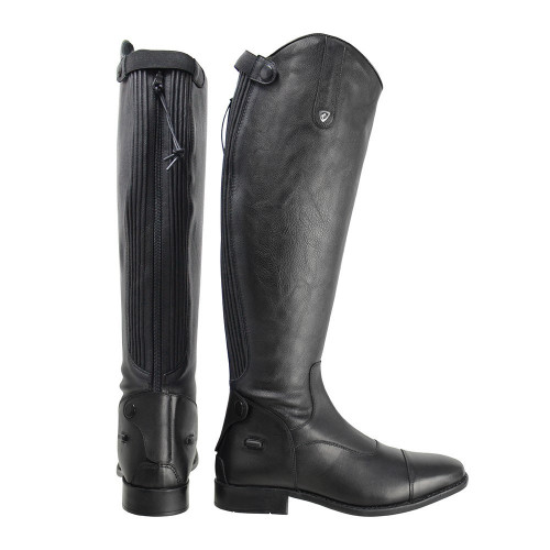 HyLAND Terre Field Riding Boots in Black with a wide calf size 36 