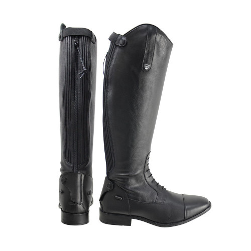HyLAND Tuscan Riding Boot in Black with a wide calf in size 36 