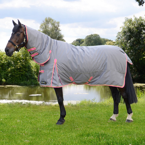 7'0'' horse pony cob in stock Hy Lightweight Turnout Outdoor Rug no fill 4'6'' 