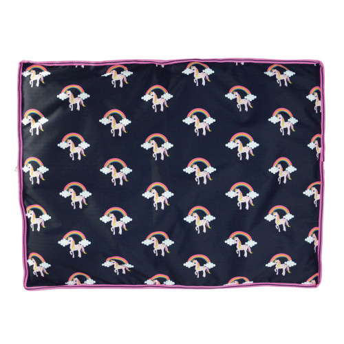 Hy Unicorn Dog Bed - Navy/Pink - 60 x 80cm