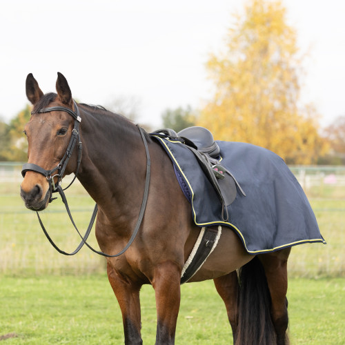 StormX Original Waterproof Exercise Sheet in Navy/Reflective Piping in 4'6"