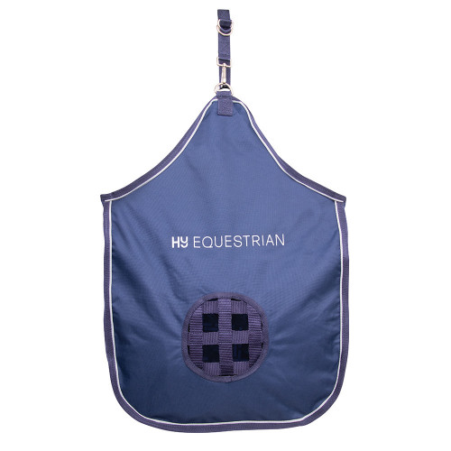 Hy Equestrian Hay Bag - Navy/Grey - One Size