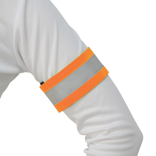 Reflector Arm/Leg Wraps by Hy Equestrian in One Size in Orange