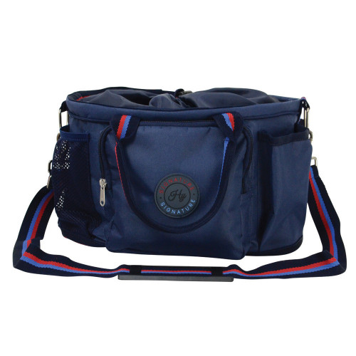 Hy Signature Grooming Bag in Navy, Blue and Red