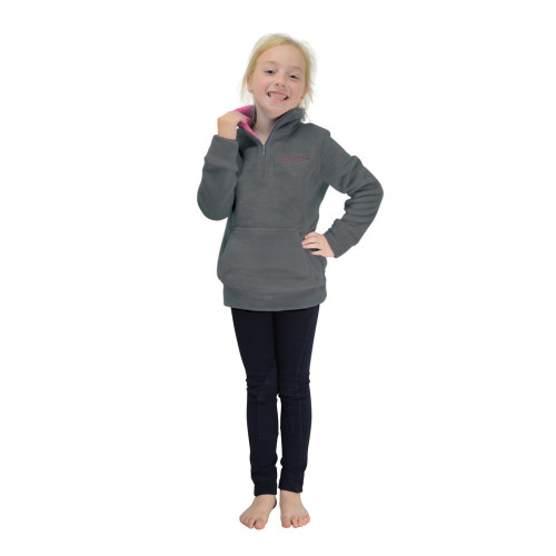 Nina Soft Fleece by Little Rider - Grey/Pink - 3-4 years