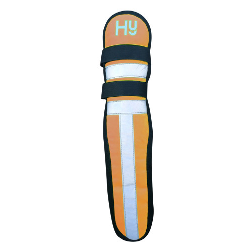 Reflector Tail Guard by Hy Equestrian - Orange in One Size 