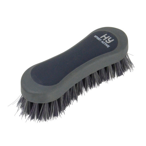 Hy Sport Active Groom Face Brush - Midnight Navy - 12.3 x 4cm