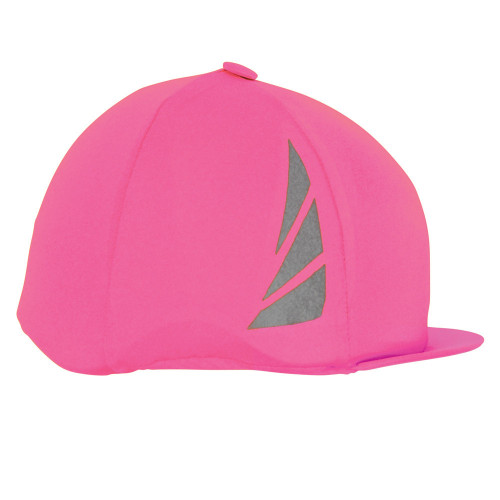 Reflector Hat Cover by Hy Equestrian - Pink in One Size