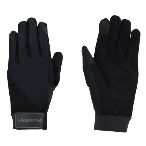 Hy Equestrian Absolute Fit Glove in Black in extra Large