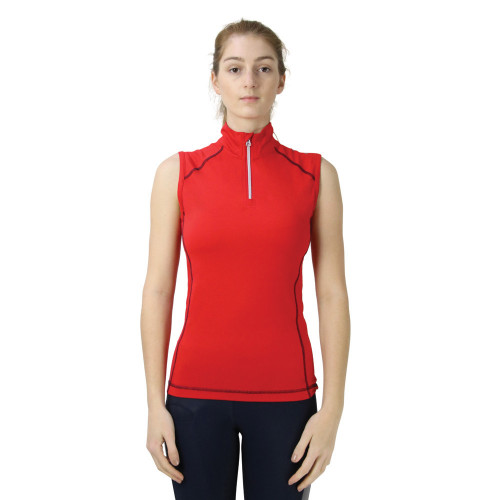 Hy Sport Active + Sleeveless Top - Rosette Red - X Small