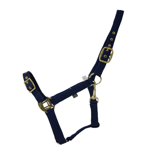 Hy Soft Webbing Head Collar - Navy - Full