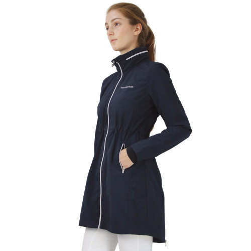 Hy Equestrian Synergy Long Rain Jacket - Navy - X Small