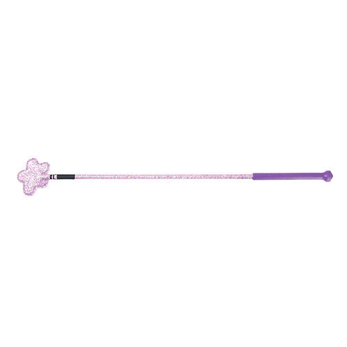 HySCHOOL Riding Whip Glitter Flower - Purple