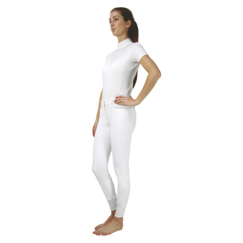 Hy Equestrian Roka Rose Breeches -White-28"