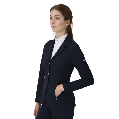 Hy Equestrian Silvia Show Jacket - Navy - 9-10 Years