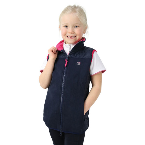 Sophia Gilet by Little Rider - Navy/Pink - 3-4 years