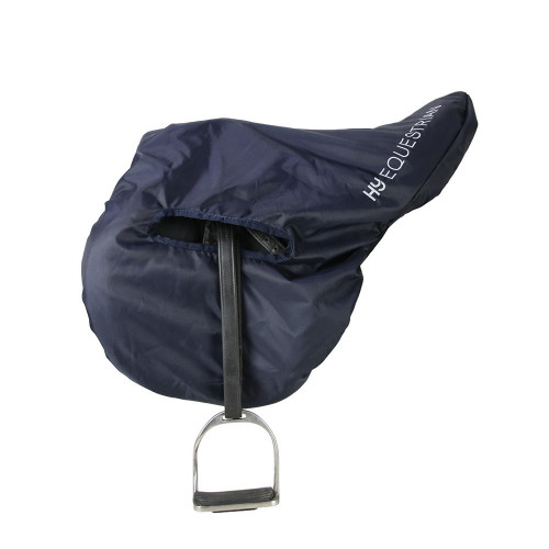Hy Equestrian Saddle Cover - Navy/Grey - One Size