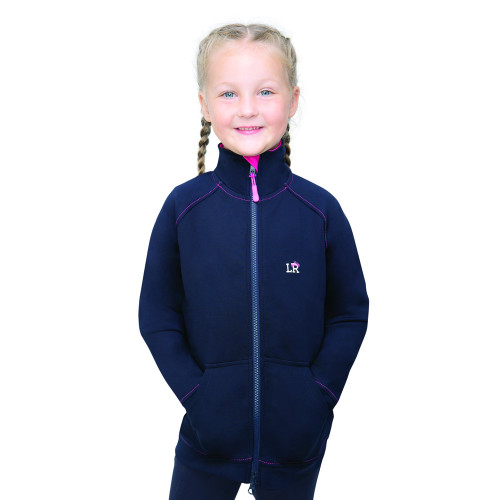 Sue Softshell Jacket by Little Rider - Navy/Pink - 5-6 Years
