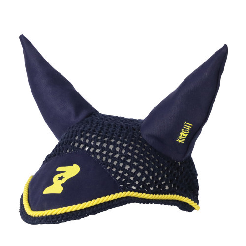 Lancelot Fly Veil by Little Knight - Navy/Yellow - Small Pony