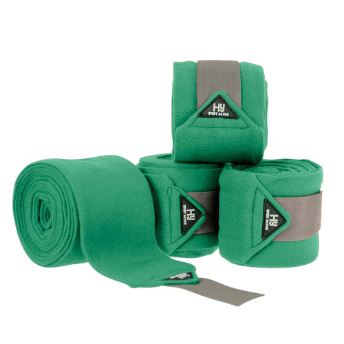 Hy Sport Active Luxury Bandages - Emerald Green - Cob/Full