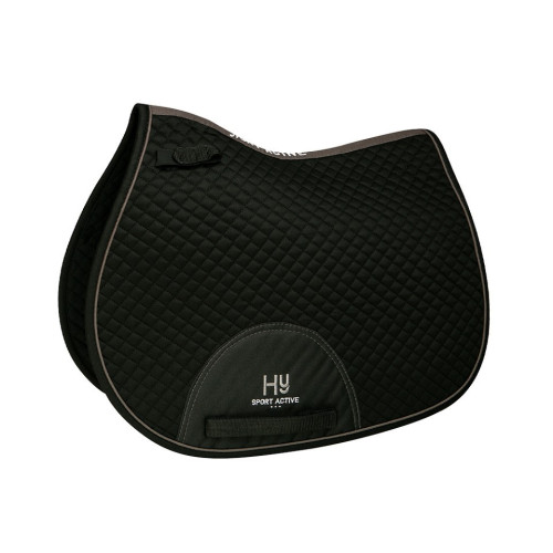 Hy Sport Active GP Saddle Pad - Black - Pony/Cob