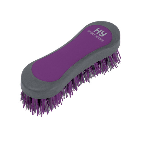 Hy Sport Active Hoof Brush - Amethyst Purple - 12.3 x 4cm